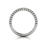 Sincerely, Springer's Wedding Band Sincerely, Springer's by Vlora 18k White Gold Diamond Contour Band - .15ctw
