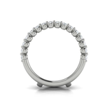 Sincerely, Springer's Wedding Band Sincerely, Springer's by Vlora 18k White Gold Round Diamond Ring Jacket – .77ctw
