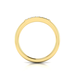Sincerely, Springer's Wedding Band Sincerely, Springer's by Vlora 18k Yellow Gold Diamond Band with Bead-Set Diamonds