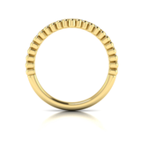 Sincerely, Springer's Wedding Band Sincerely, Springer's by Vlora 18k Yellow Gold Diamond Contour Band - .15ctw