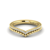 Sincerely, Springer's Wedding Band Sincerely, Springer's by Vlora 18k Yellow Gold Diamond Contour Band - .15ctw