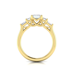 Sincerely, Springer's Engagement Ring Sincerely, Springer's by Vlora 18k Yellow Gold Emerald Cut Five-Stone Engagement Ring Style Mounting