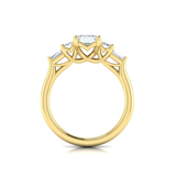 Sincerely, Springer's Engagement Ring Sincerely, Springer's by Vlora 18k Yellow Gold Emerald Cut Five-Stone Engagement Ring Style Mounting