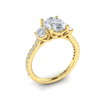 Sincerely, Springer's Engagement Ring Sincerely, Springer's by Vlora 18k Yellow Gold Oval Engagement Ring Mounting - 0.70ctw