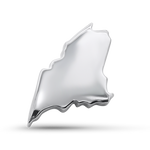 Sincerely, Springer's Charm Sincerely Springer's Sterling Silver Maine Pendant