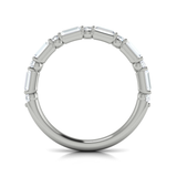 Sincerely, Springer's Springer's Forever Select by Vlora 18K White Gold Alternating Diamond Wedding Band