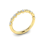 Sincerely, Springer's Springer's Forever Select by Vlora 18K Yellow Gold Marquise-Station Diamond Band