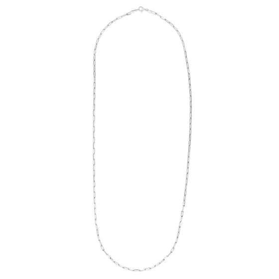 Sincerely, Springer's Necklaces and Pendants Springer's Forever Signature Sterling Silver Paperclip Chain - 18"