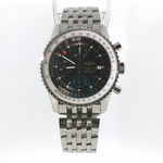 Springer's Watches Breitling Navitimer World GMT Chronograph in White Gold