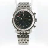 Springer's Watches Breitling Navitimer World GMT Chronograph in White Gold