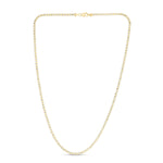 Springer's Collection Chain Springer's Collection 14K Two-Tone Gold 2.7mm Fancy Ice Chain, 18"