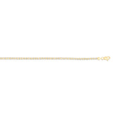 Springer's Collection Chain Springer's Collection 14K Two-Tone Gold 2.7mm Fancy Ice Chain, 18"
