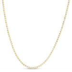 Springer's Collection Chain Springer's Collection 14K Two-Tone Gold 2.7mm Fancy Ice Chain, 18"