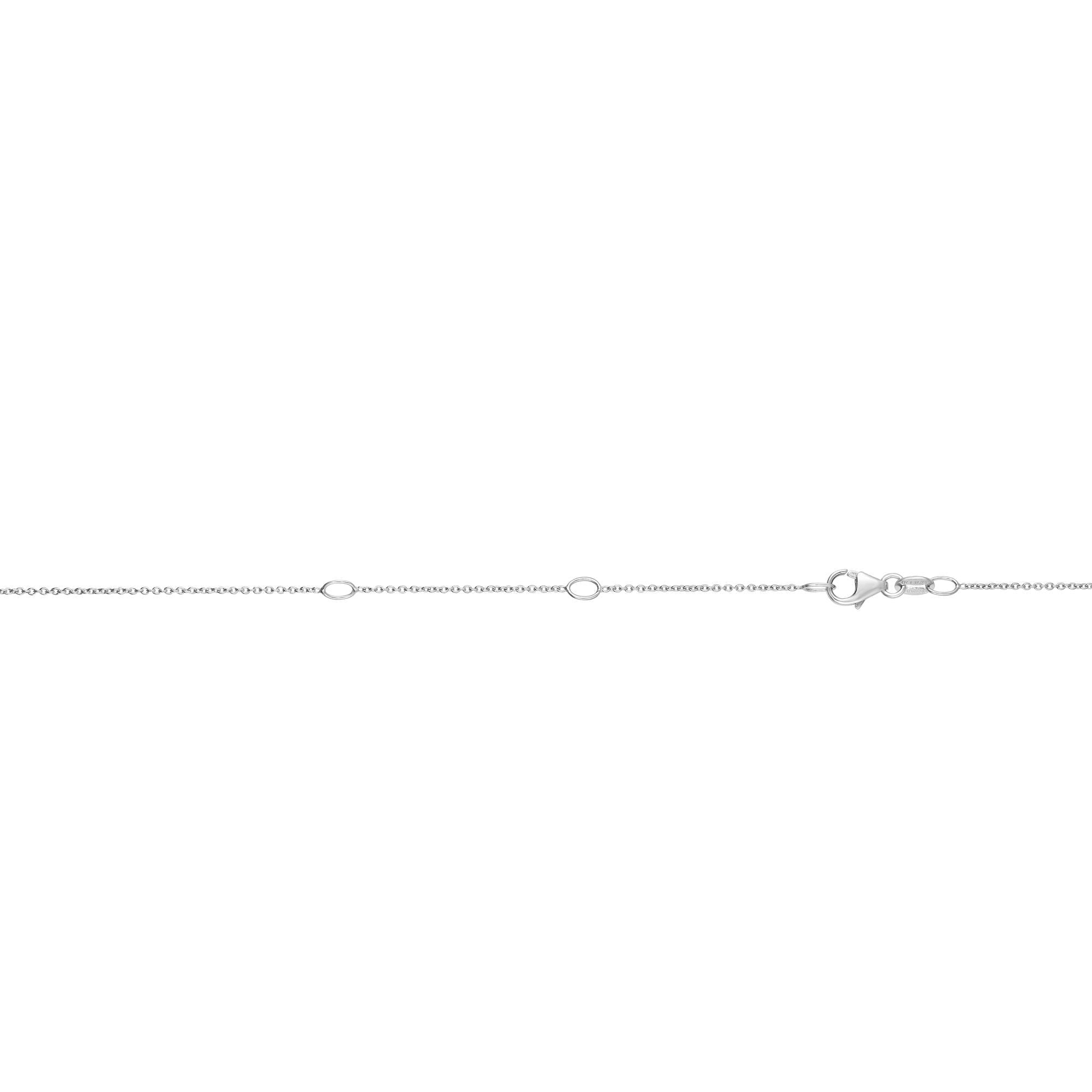 Springer's Collection Chain Springer's Collection 14K White Gold 0.85mm Double Extendable Cable Chain, 18"