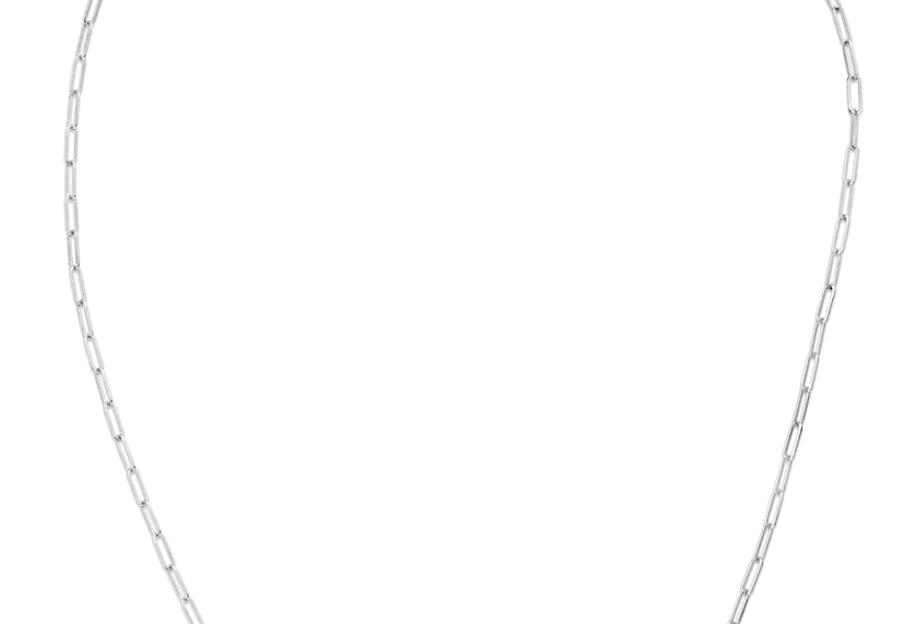 Springer's Collection Chain Springer's Collection 14K White Gold 2.1mm Paperclip Chain, 16"