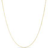 Springer's Collection Chain Springer's Collection 14K Yellow Gold 0.87mm Diamond Cut Cable Chain, 18"