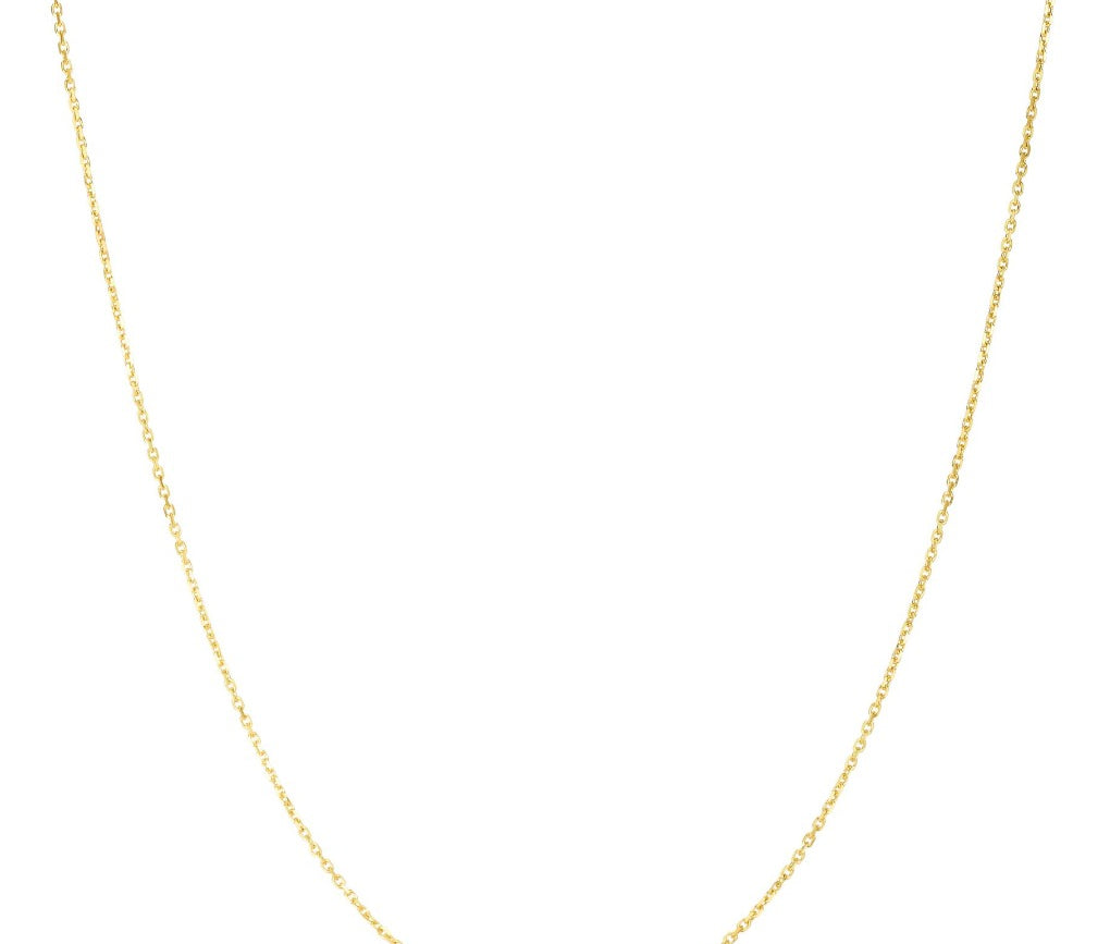 Springer's Collection Chain Springer's Collection 14K Yellow Gold 0.87mm Diamond Cut Cable Chain, 18"