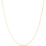 Springer's Collection Chain Springer's Collection 14K Yellow Gold 0.8mm Diamond Cut Cable Chain, 16"