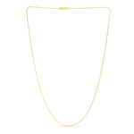Springer's Collection Chain Springer's Collection 14K Yellow Gold 0.8mm Diamond Cut Cable Chain, 16"