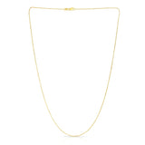 Springer's Collection Chain Springer's Collection 14K Yellow Gold 0.8mm Diamond Cut Cable Chain, 16"