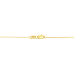 Springer's Collection Chain Springer's Collection 14K Yellow Gold 0.8mm Diamond Cut Cable Chain, 20"
