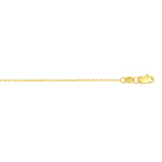 Springer's Collection Chain Springer's Collection 14K Yellow Gold 0.8mm Diamond Cut Cable Chain, 20"