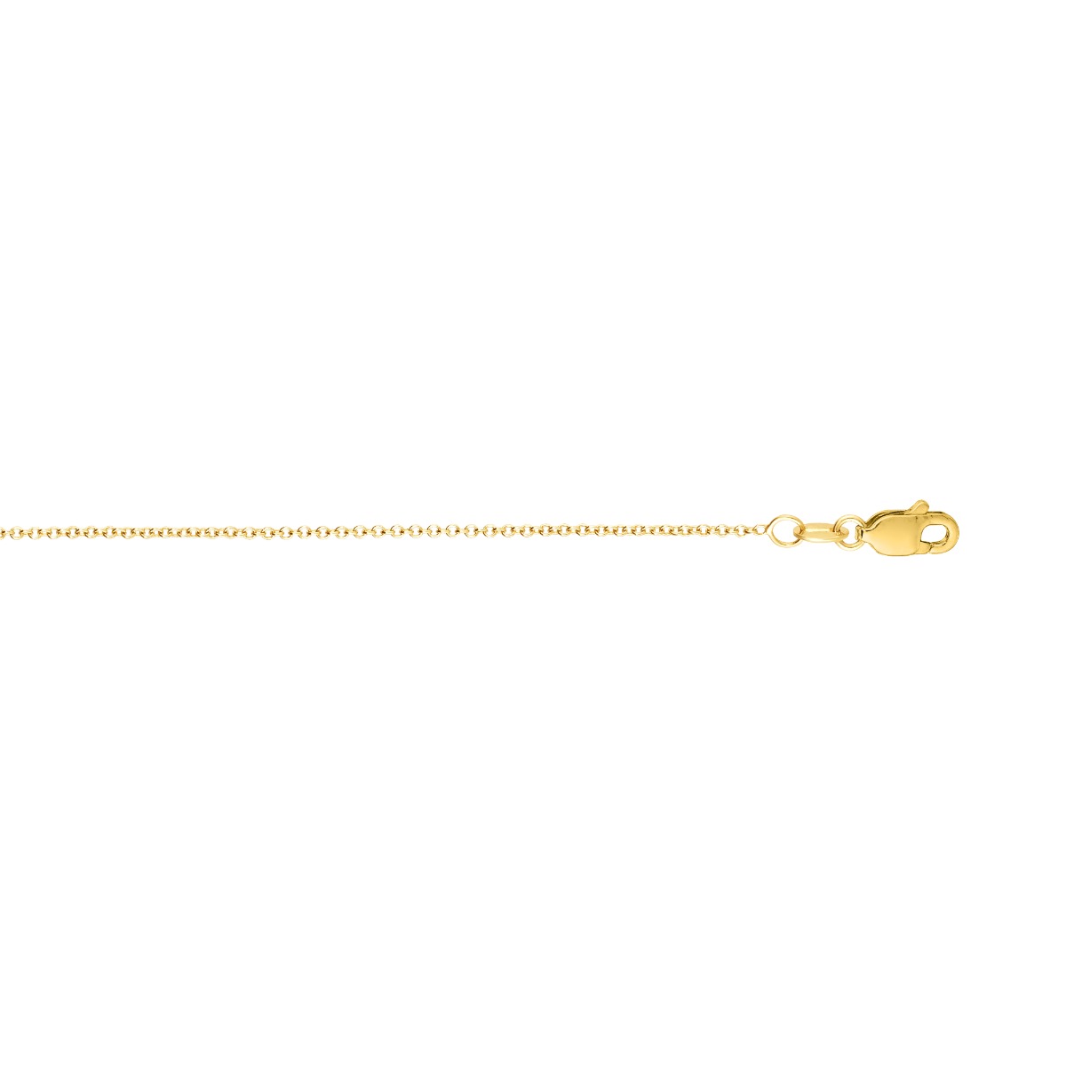 Springer's Collection Chain Springer's Collection 14K Yellow Gold 1.1mm Round Cable Chain, 16"