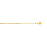 Springer's Collection Chain Springer's Collection 14K Yellow Gold 1.3mm Round Cable Chain, 20"