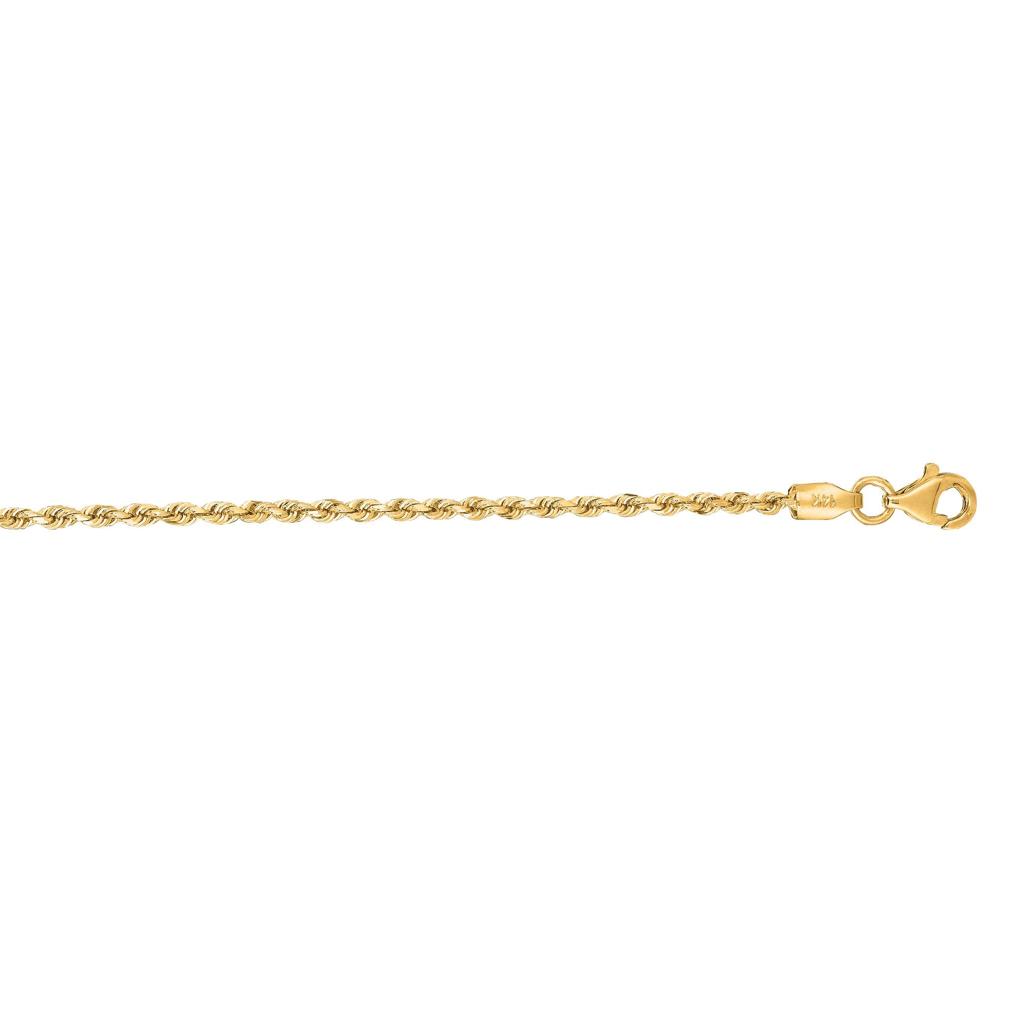 Springer's Collection Chain Springer's Collection 14K Yellow Gold 1.8mm Rope Chain, 20"