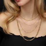 Springer's Collection Chain Springer's Collection 14K Yellow Gold 2.1mm Paperclip Chain, 16"