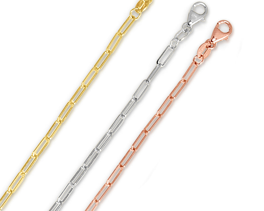Springer's Collection Chain Springer's Collection 14K Yellow Gold 2.1mm Paperclip Chain, 18"