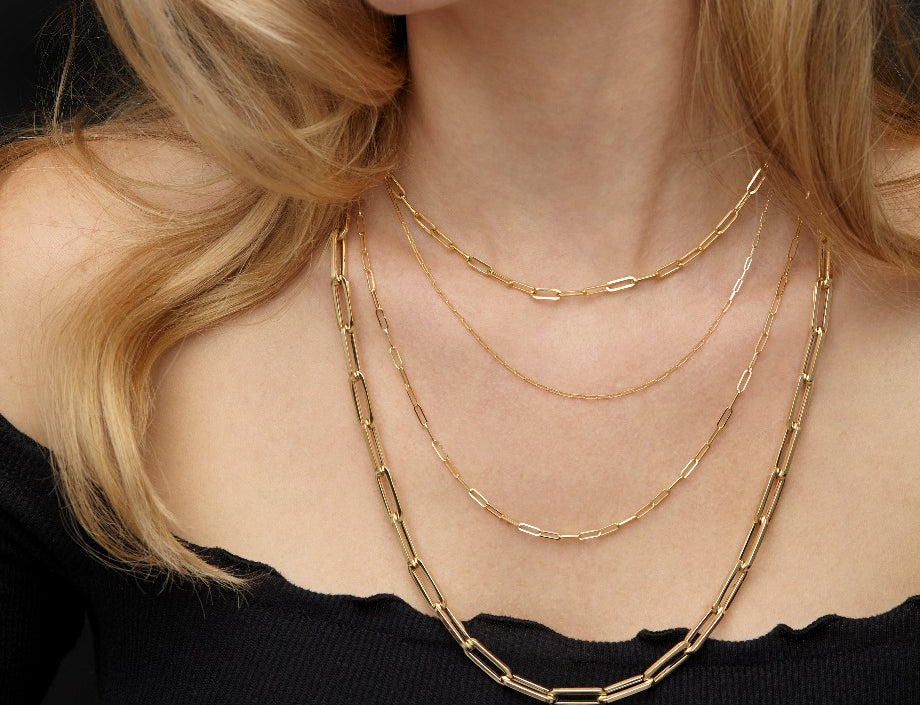 Springer's Collection Chain Springer's Collection 14K Yellow Gold 2.1mm Paperclip Chain, 20"