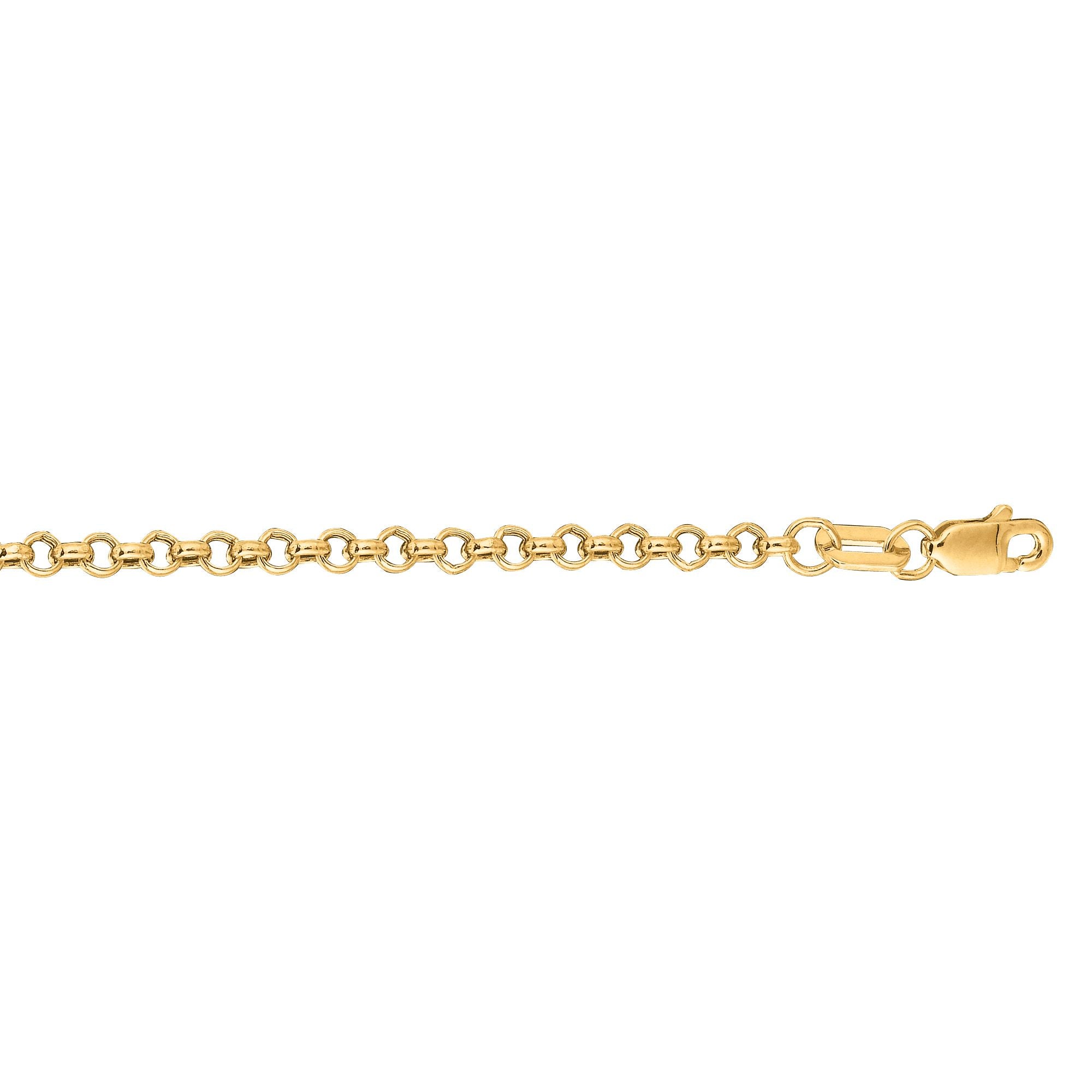 Springer's Collection Chain Springer's Collection 14K Yellow Gold 2.5mm Lite Rolo Chain, 16"