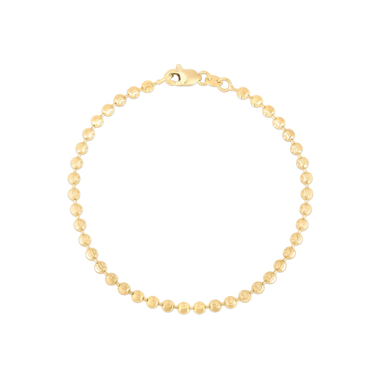 Springer's Collection Chain Springer's Collection 14K Yellow Gold 3mm Moon Chain, 16"