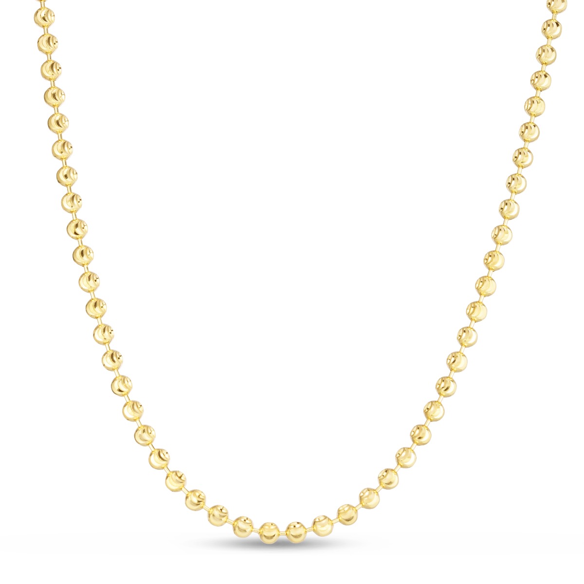 Springer's Collection Chain Springer's Collection 14K Yellow Gold 3mm Moon Chain, 16"