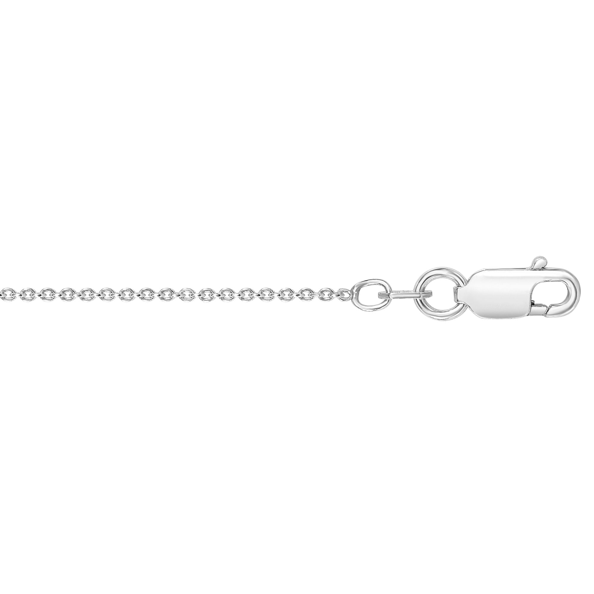 Springer's Collection Chain Springer's Collection Sterling Silver 1.1mm Round Cable Chain, 18"