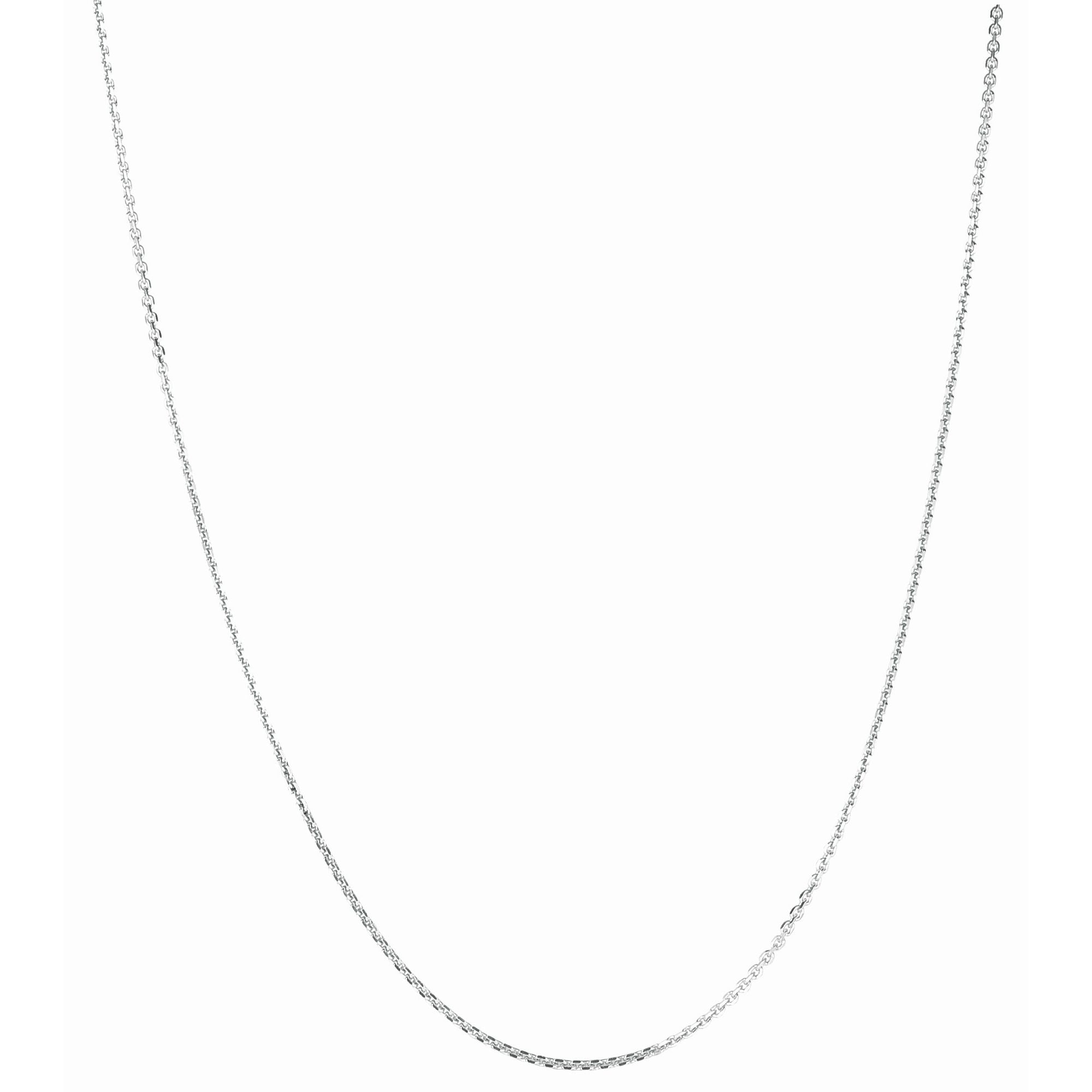Springer's Collection Chain Springer's Collection Sterling Silver 1.4mm Diamond Cut Cable Chain, 20"