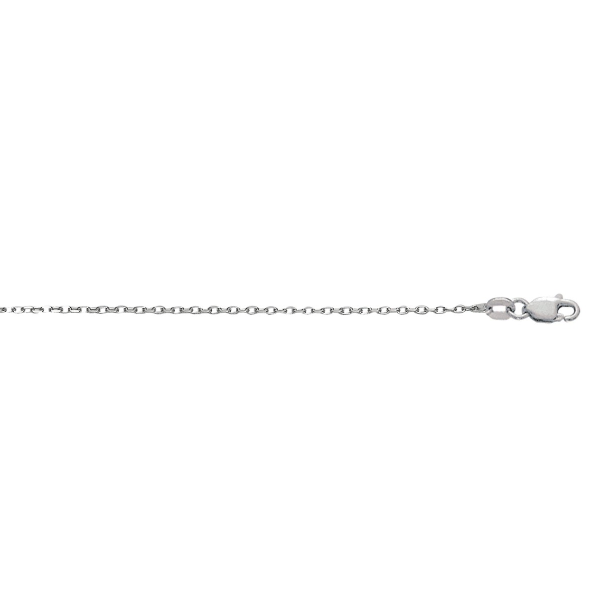 Springer's Collection Chain Springer's Collection Sterling Silver 1mm Diamond Cut Cable Chain, 18"