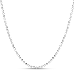 Springer's Collection Chain Springer's Collection Sterling Silver 2.5mm Moon Cut Bead Chain, 18"