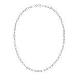 Springer's Collection Chain Springer's Collection Sterling Silver 4.1mm Round Link Paperclip Chain, 18"