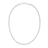 Springer's Collection Chain Springer's Collection Sterling Silver 4.1mm Round Link Paperclip Chain, 18"