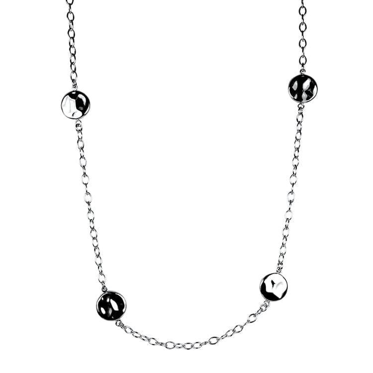 Springer's Collection Necklaces and Pendants Sterling Silver 27-inch Station Necklace