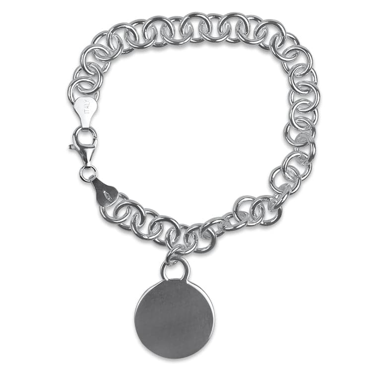 Springer's Collection Bracelet Sterling Silver Round Link Bracelet