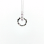 Springer's Earrings Estate 14K White Gold Diamond Mini Huggie Hoop Earrings