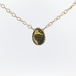 Springer's Chains Estate Dorian Webb 18K Yellow Gold Amethyst Egg Necklace