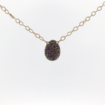 Springer's Chains Estate Dorian Webb 18K Yellow Gold Amethyst Egg Necklace
