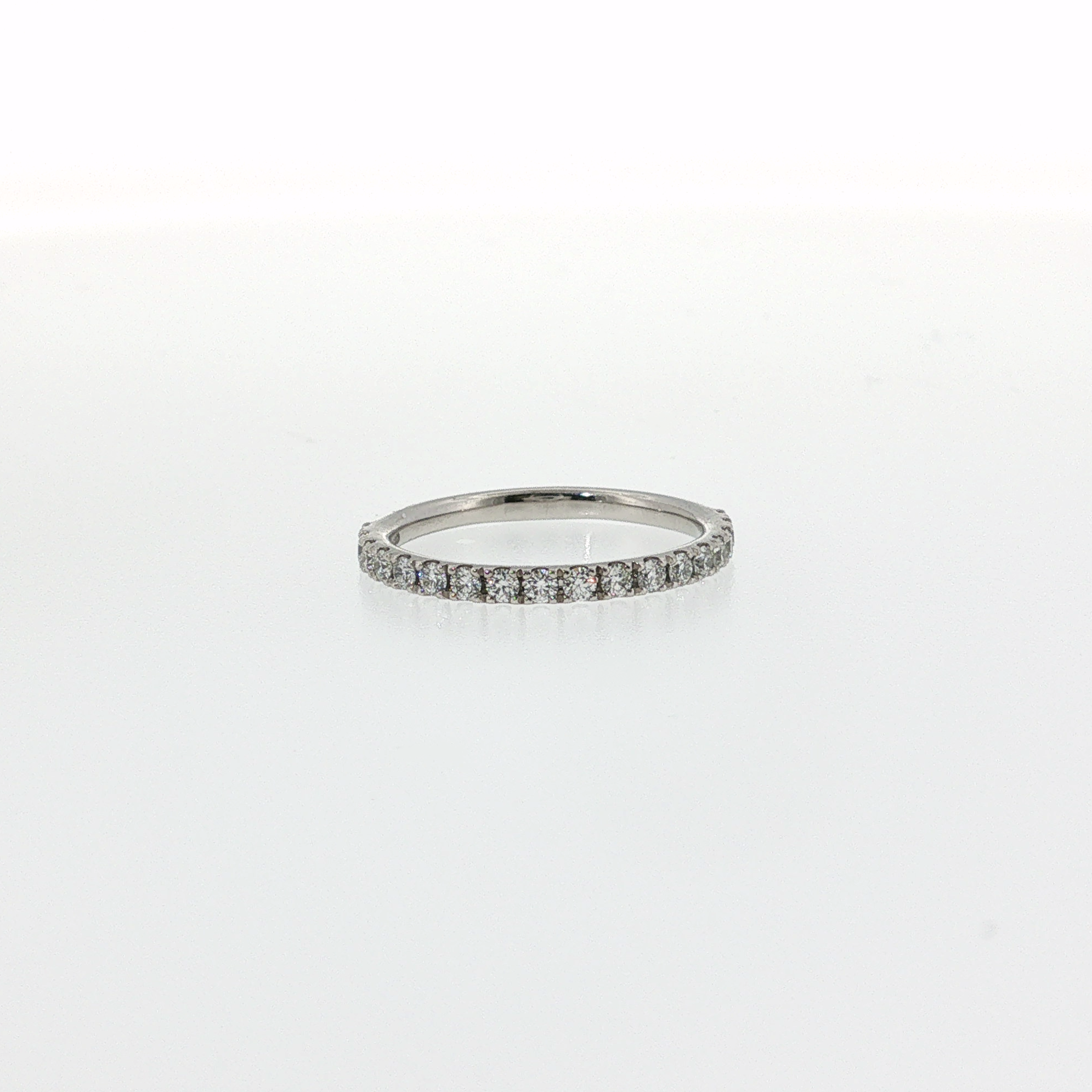 Springer's Eternity Rings Estate Platinum Hearts On Fire Transcend Diamond Wedding Band