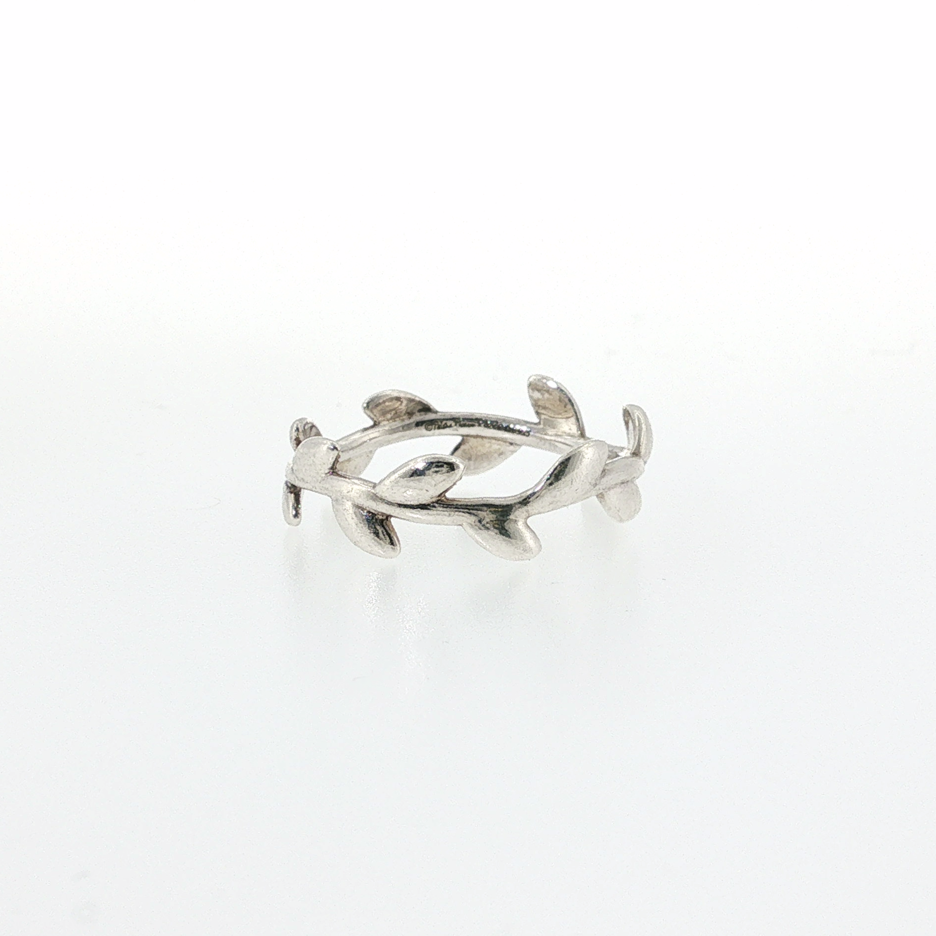 Springer's Rings Estate Tiffany & Co. Paloma Picasso Sterling Silver Olive Leaf Ring