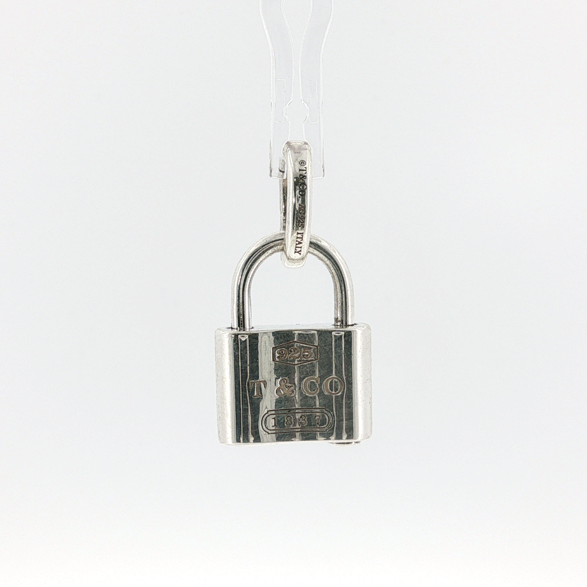Springer's Pendants Estate Tiffany & Co. Sterling Silver Lock Pendant