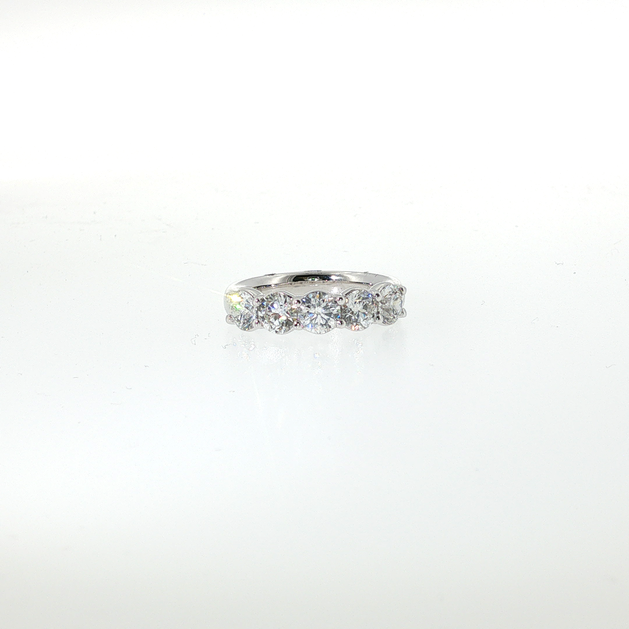 Springer's Forever Platinum Five-Stone Diamond Band - 1.88ctw